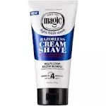 Magic Shaving Cream, Razorless, Normal Beards, Light Fresh Scent - 6.0 oz / 170 g