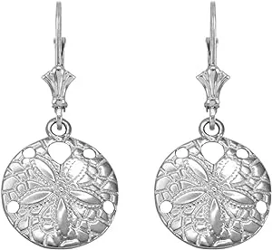 Sterling Silver Sand Dollar Earrings