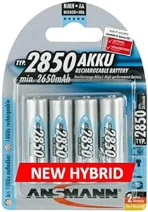 Ansmann Hybrid AA 2850 Mah High capacity rechargeable batteries