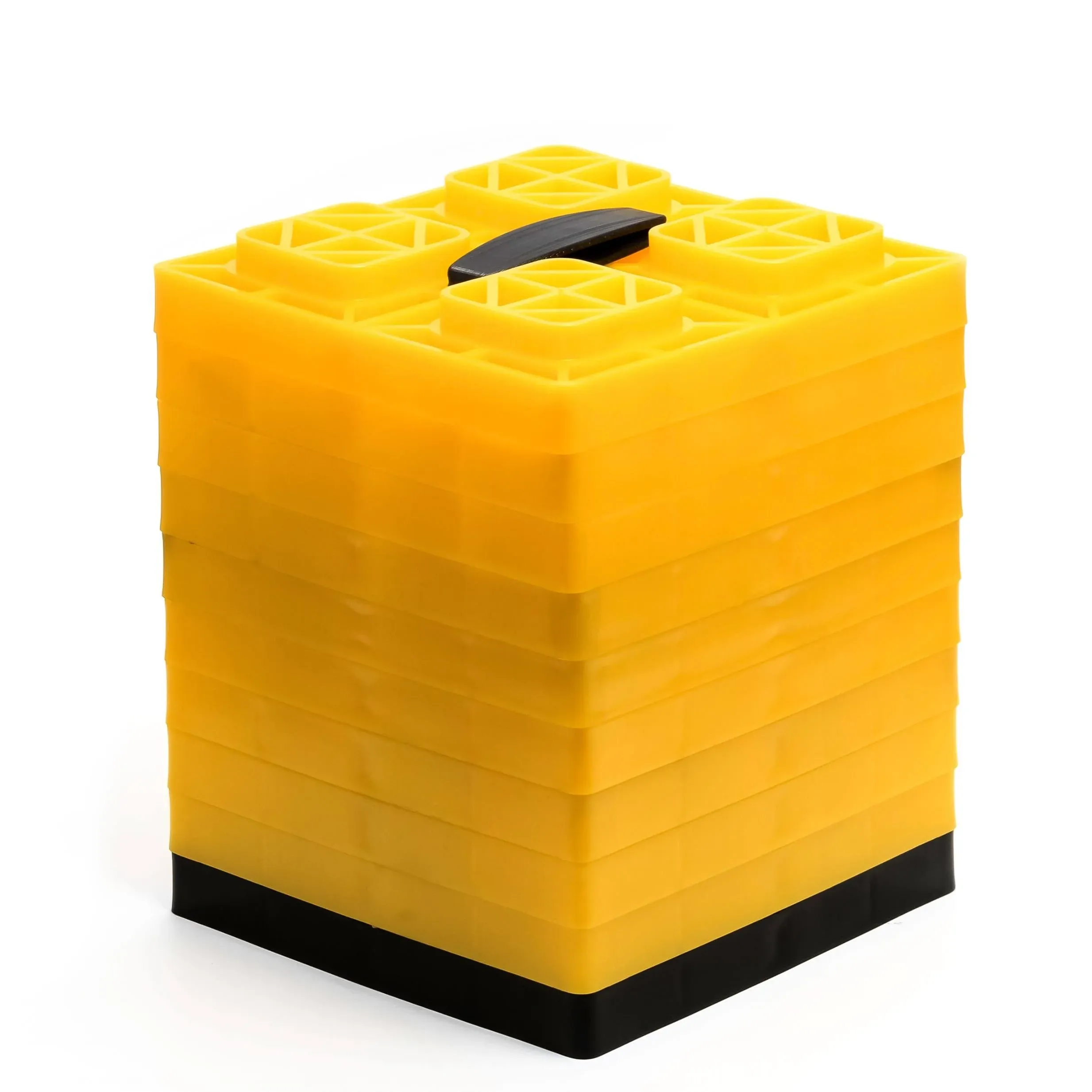 Camco 44512 Fasten Leveling Blocks T-Handle 2x2 Yellow *10-Pack