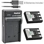 Kastar Battery LCD USB Charger for BP-970G BP-975 &amp; Canon MV200 MV200i Optura