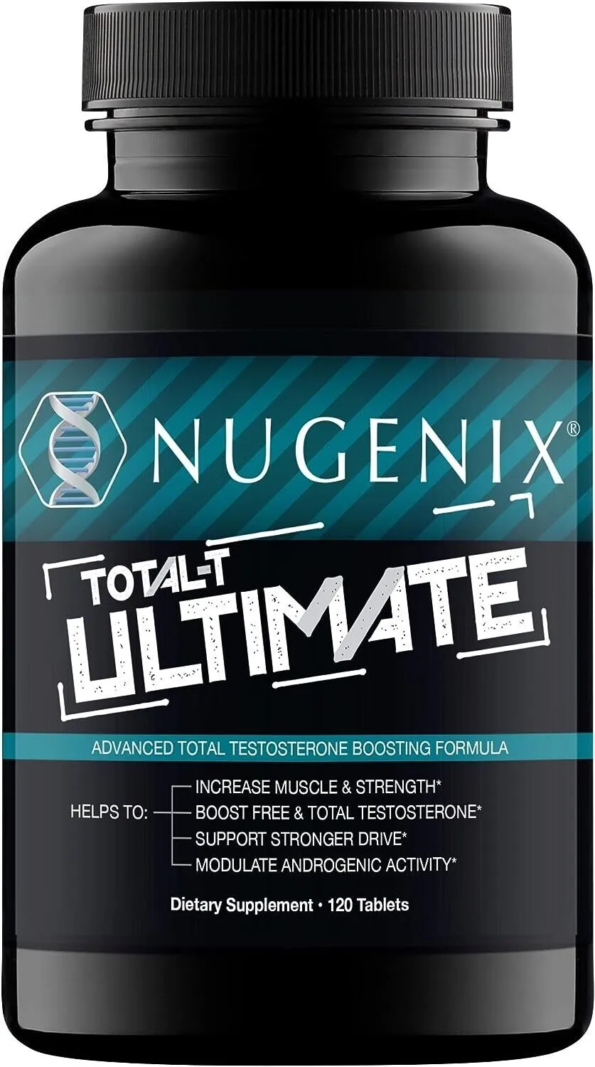 Nugenix® Total-T Ultimate Advanced Total Testosterone Booster. 120 Ct