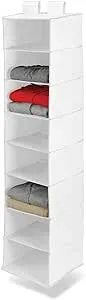 Honey-Can-Do 8-Shelf Hanging Closet Organizer, White SFT-01239 White