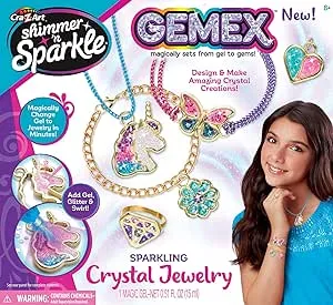 Cra-Z-Art Shimmer U2018N Sparkle Gemex Sparkling Crystal Jewelry Making Kit