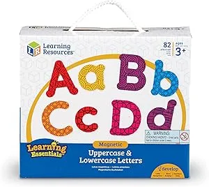 Learning Resources Upper/Lower Case Magnetic Letters