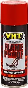 VHT Flameproof Coating Very High Heat Flat Red