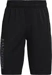 Under Armour Boys Black Prototype 2.0 Wordmark Shorts