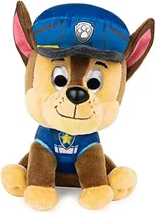 GUND PAW Patrol: The Movie Chase Plush Toy, Premium Stuffed Animal for Ages 1 and Up, 6”