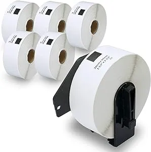 4 Rolls - Compatible Brother DK-1201 Address Labels / 1.1 in x 3.5 in Betckey