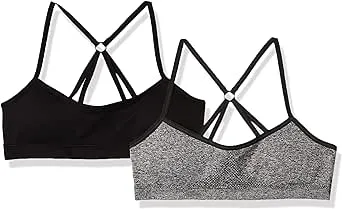 Hanes Girls' 2pk Seamless Strappy Racerback Bra