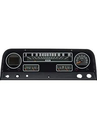 Dakota Digital RTX-64C-PU-X Compatible with 1964-66 Chevy Pickup Truck Retrotech Gauge Instrument System