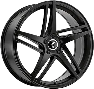 KR195 Satin Black Wheel with Aluminum (20 x 8.5 inches /5 x 5 mm, 38 mm Offset)