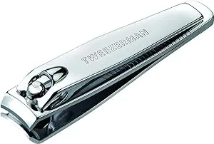 TWEEZERMAN Stainless Steel Finger Nail Clipper, 1 EA