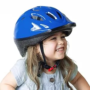 Joovy Noodle Bike Helmet for Toddlers and Kids Aged 1-9 with Adjustable-Fit Sizing Dial, Sun Visor, Pinch Guard on Chin Strap, and 14 Vents to Keep Little Ones Cool (Small, Black)