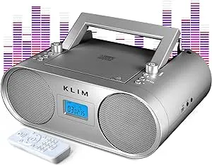 Snapklik.com : Klim Boombox B4 CD Player Portable Audio System + AM/FM Radio