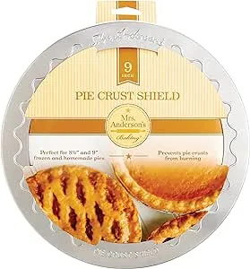 Mrs. Anderson's Baking Pie Crust Protector Shield, Fits Most 9-Inch Pie Plates