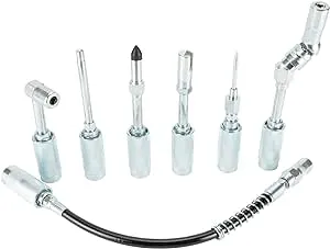 Performance Tool W50049 Cordless Grease Gun Accessories, 7-Piece