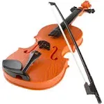 Hey! Play! Battery Operated Musical Toy Violin with Strings & Bow