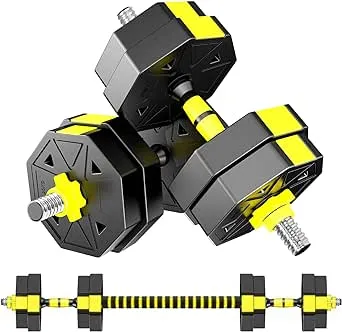 Adjustable-Dumbbells-Set, Free Weights Set with Connector,Fitness Exercises for Home Gym Suitable Men/Women