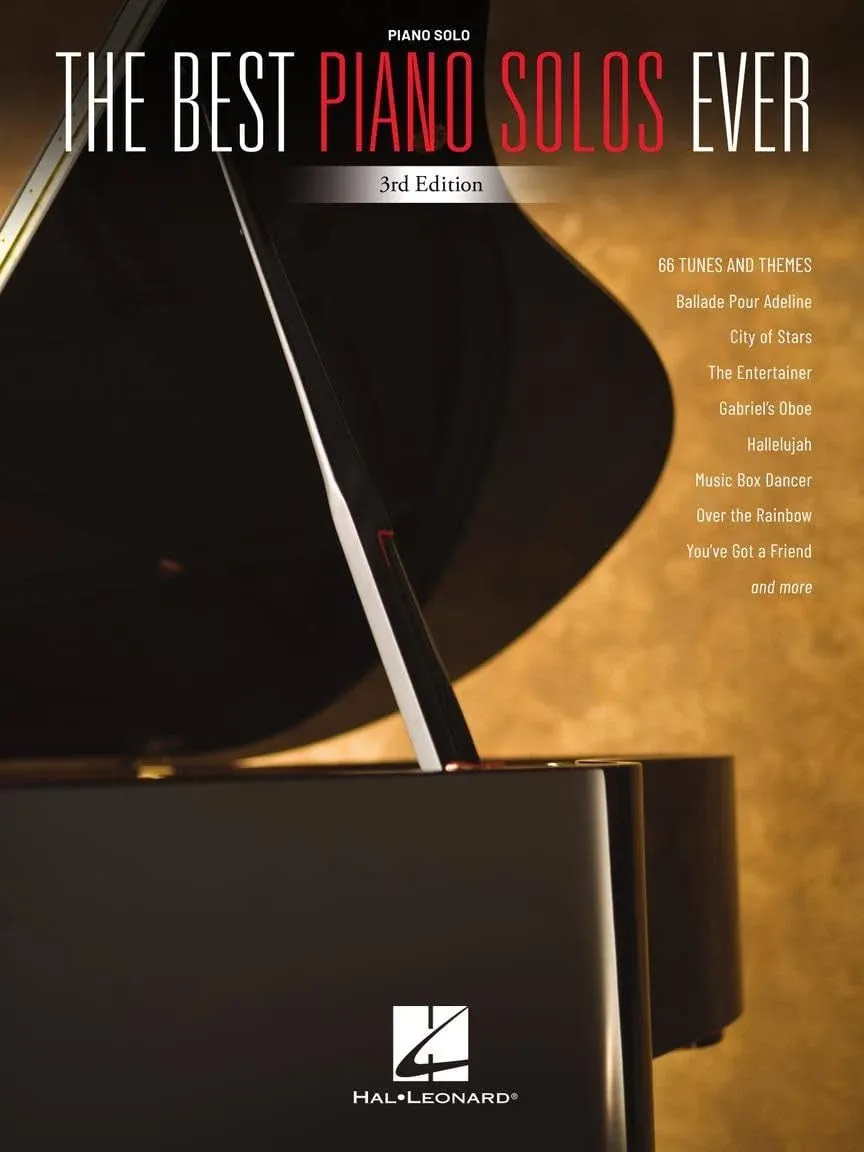 The Best Piano Solos Ever - 3rd Edition: A Collection of 66 Tunes and Themes