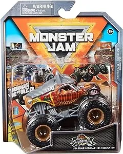 Monster Jam 2022 Spin Master 1:64 Diecast Truck with Bonus Accessory: Crazy Creatures Knightmare