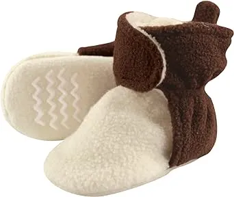 Hudson Baby Unisex-Child Cozy Fleece Booties Winter Accessory Set