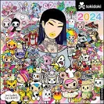 Tokidoki 2024 Wall Calendar (w/ Stickers)