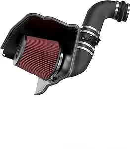 K&N Cold Air Intake Kit: Increase Acceleration & Towing Power, Guaranteed to Increase Horsepower up to 24HP: Compatible 6.6L, V8, 2015-2016 Chevy/GMC Heavy Duty (Silverado, Sierra, 2500, 3500),63-3087