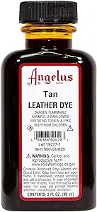 Angelus Leather Dye, 3 oz, Tan