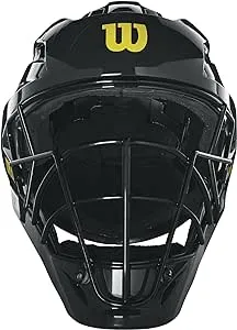 Wilson Pro Stock Umpire Helmet, Black, 7"-7 1/2"