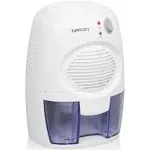 Ivation IVADM10 Powerful Small-Size Thermo-Electric Dehumidifier - for Smaller Room, Cupboard, Basement, Attic, Stored Boat, RV, Antique Car,White