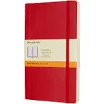 Moleskine Classic Soft Cover Large Notebook - Ruled - Scarlet Red