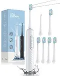 Electric Toothbrush with Water Flosser, 3 in 1 Cordless Toothbrush and Water ...