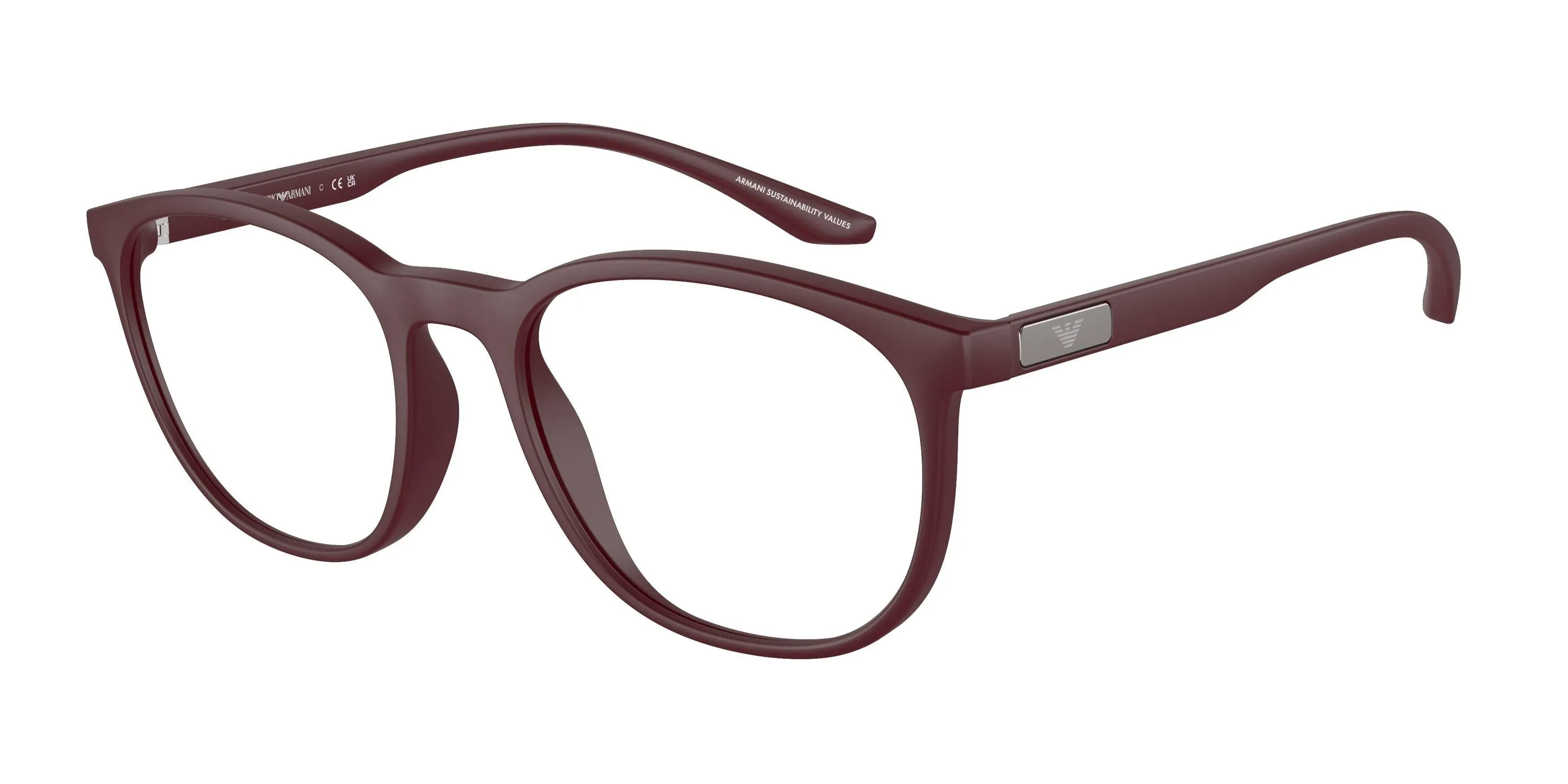 Emporio Armani Men's Ea3229 Round Prescription Eyewear Frames