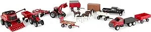 ERTL 1/64 Case IH Tractor and Vehicle 20 Piece Value Set ZFN44091