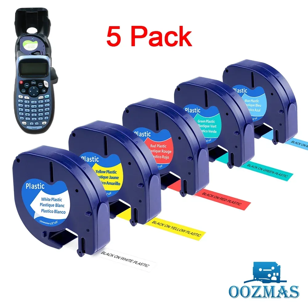 Oozmas Compatible Label Replacement for Dymo D1 Label Maker Refills Tape 45013 ...