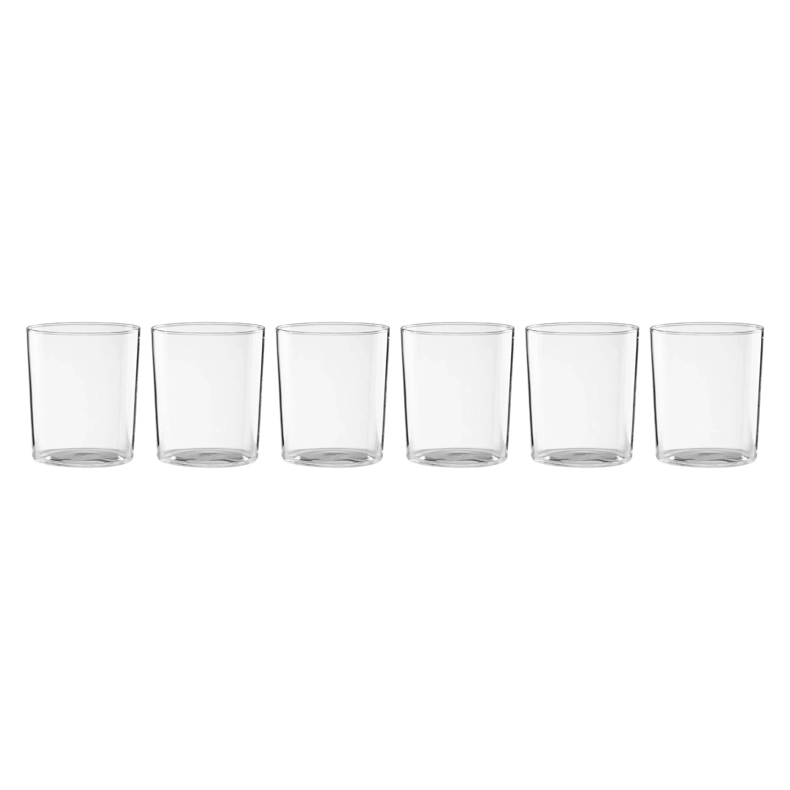 Oneida Clear Stackables Tall Glasses, Set Of 6, 6 Count