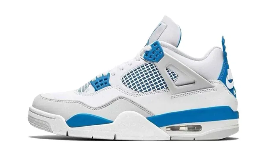 Air Jordan 4 Retro Military Blue (2024) 44 EU / White