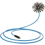 Wohler Rotary Brush M10-10' | Air Duct & Dryer Vent Cleaning Tool | Drill Powered | Easy Operation | for Residential & Commercial Use | Incl. Brush