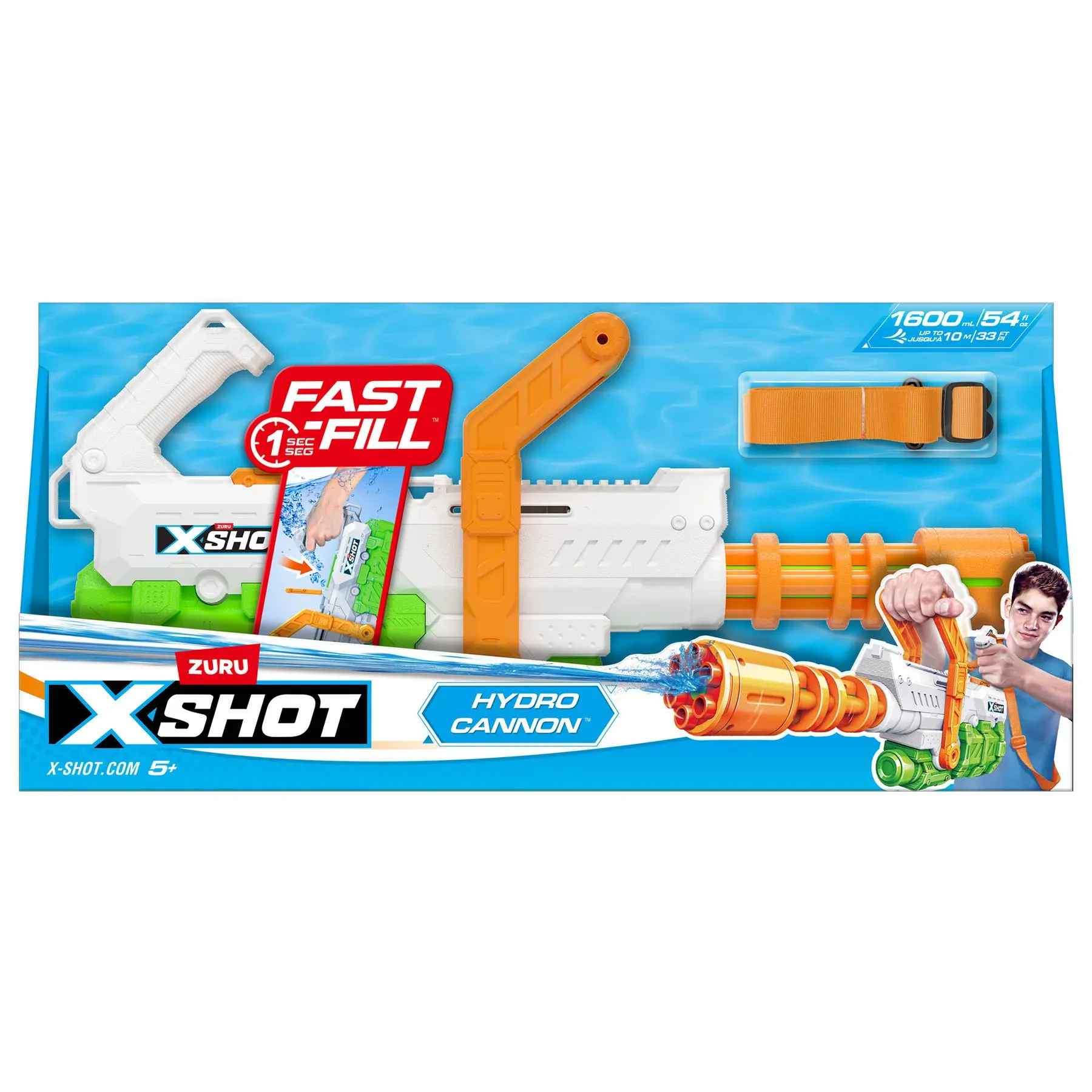 X-Shot Fast-Fill Hydro Cannon Water Blaster