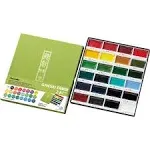 ZIG Kuretake Gansai Tambi Japanese Watercolor Paint 24 Colors Set MC20/24V