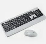 Uncaged Ergonomics KM1 Wireless Keyboard and Mouse Combo Gray