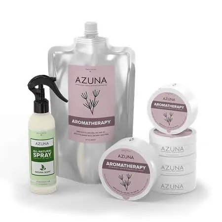 Azuna All-Natural Odor Remover Gel, Whole-Home Kit | Tea Tree Oil | Plant-Based & Long Lasting | For Pet Odors, Smoke & Strong Odors | Lavender, Aromatherapy