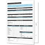 Employee Record Folders - Confidential, High-Capacity, and Durable - Preprinted Pack of 25