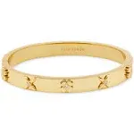 Kate Spade New York Heritage Bloom Hinged Bangle Bracelet - Gold