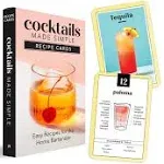 Cocktails Made Simple Recipe Cards: Easy Recipes for the Home Bartender