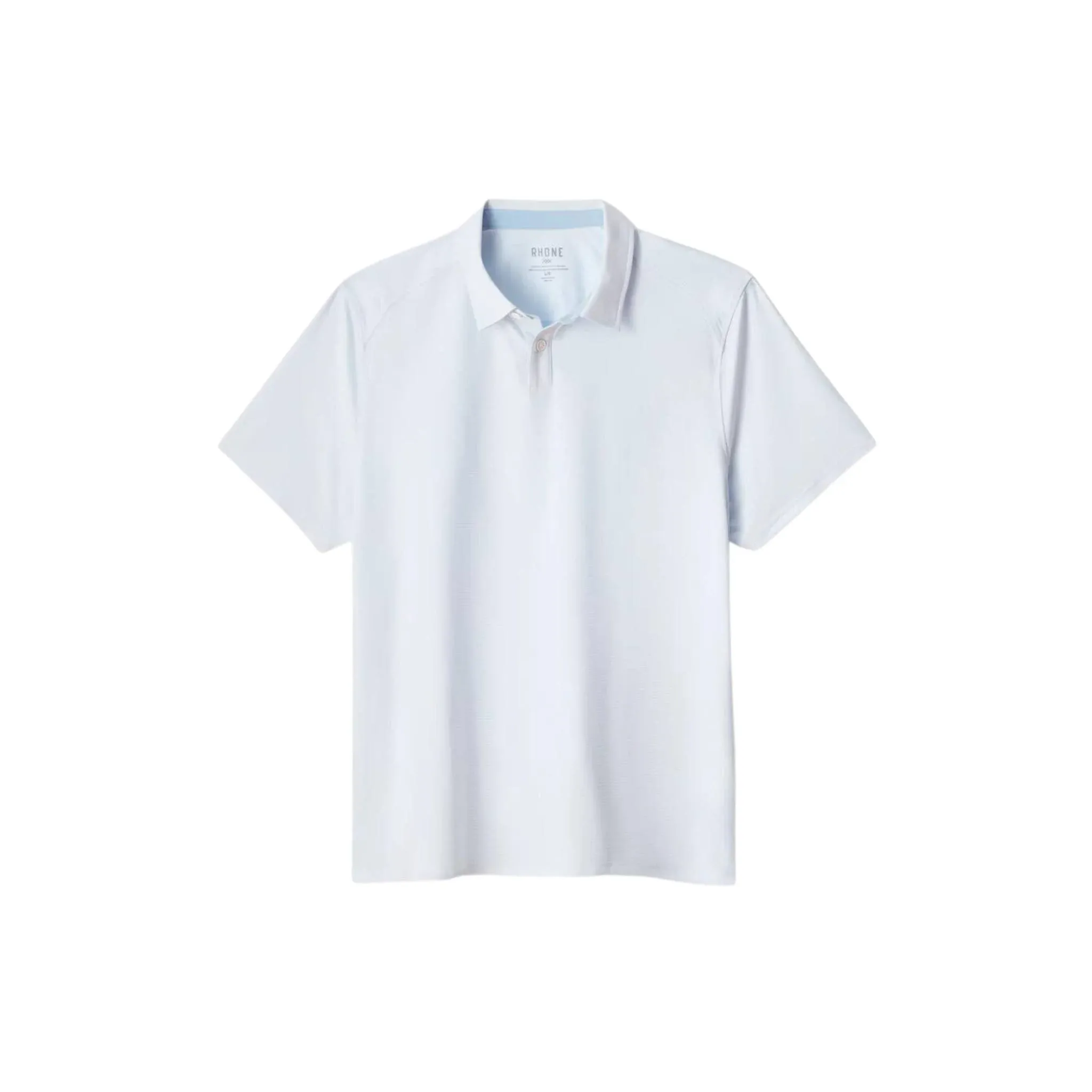 Rhone Apparel Commuter Polo - Light Blue Micro Dot