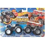 Hot Wheels Monster Trucks Demolition Doubles Set of 2 Toy Trucks in 164 Scale...