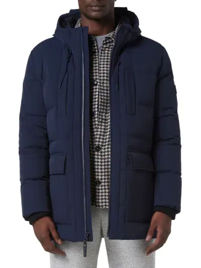 Silverton Hooded Parka In Navy