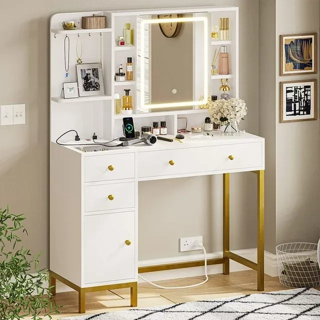 VIAGDO Makeup Vanity with Lights